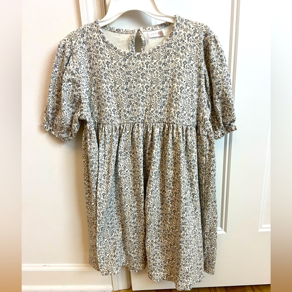 Jamie Kay Cream Floral Smocked Skater Dress